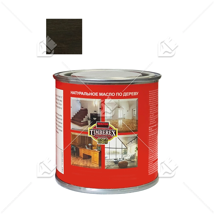 Масло интерьерное Timberex Colored wood finishing oil эбеновое дерево 0,2 л