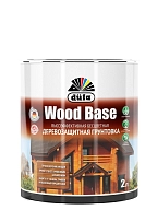 Грунт для защиты древесины Dufa Wood Base с биоцидом бесцветная 2 л.
