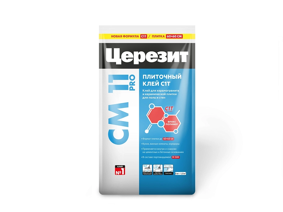 Церезит СМ 11 Pro Клей для плитки для внутренних работ