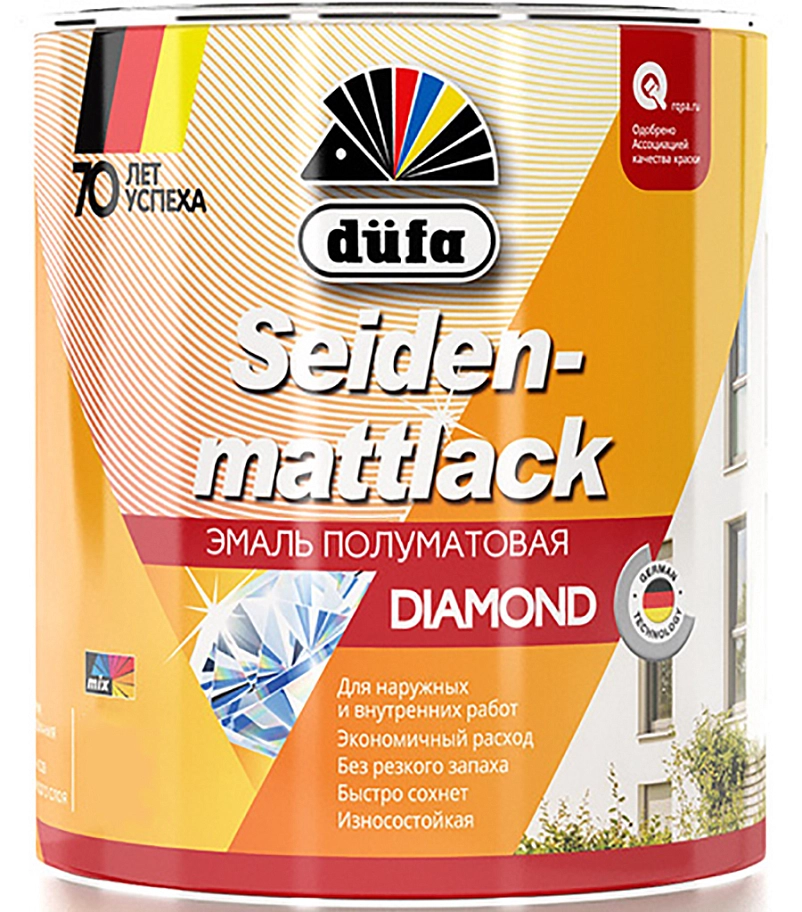 Dufa Seidenmattlack / Дюфа Сейденматлак Эмаль универсальная полуматовая