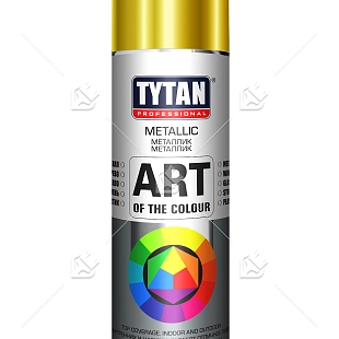 Краска универсальная аэрозольная акриловая Tytan Professional Art of the colour золотой металлик 400 мл.