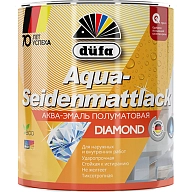 Dufa Aqua-Seidenmattlack / Дюфа Аква-Сейденматлак Эмаль для дерева и металла акриловая полуматовая