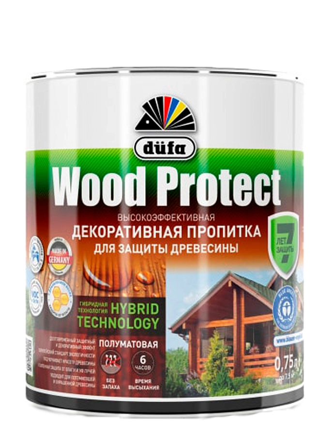 Dufa Wood Protect / Дюфа Вуд Протект Пропитка декоративная для защиты древесины