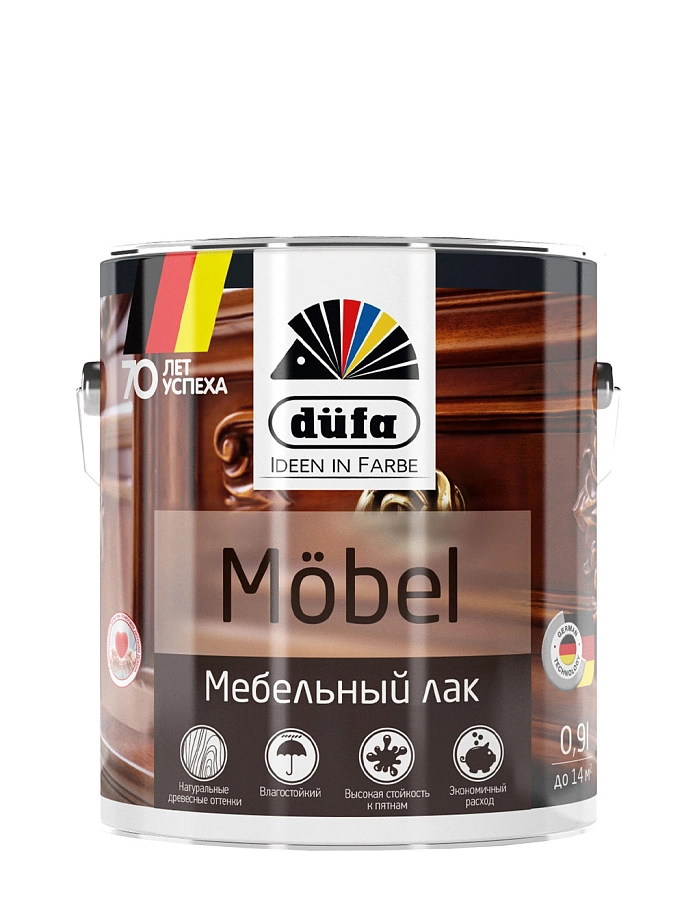 Лак мебельный Dufa MOBEL тик 0,9 л