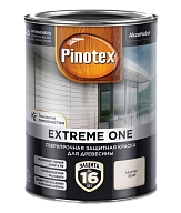 Pinotex Extreme One / Пинотекс Экстрим Уан Краска для деревянных фасадов акриловая полуматовая