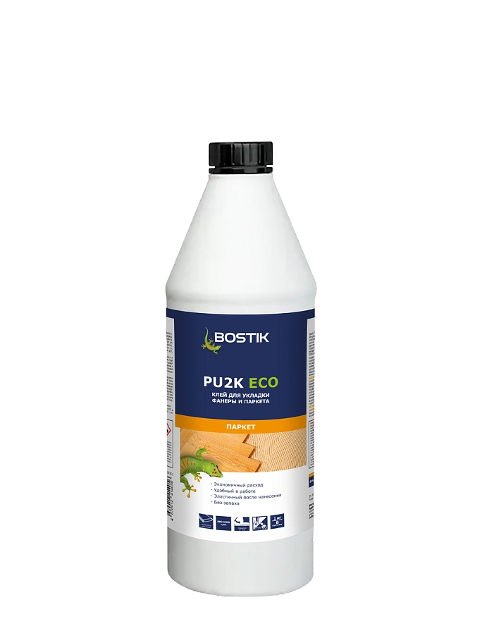 Клей для паркета полиуретановый двухкомпонентный Bostik Bostik PU2K ECO компонент B 1 кг
