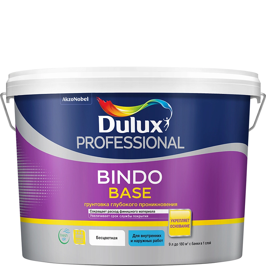 Грунт универсальный водно-дисперсионный Dulux Professional Bindo Base 9л. 