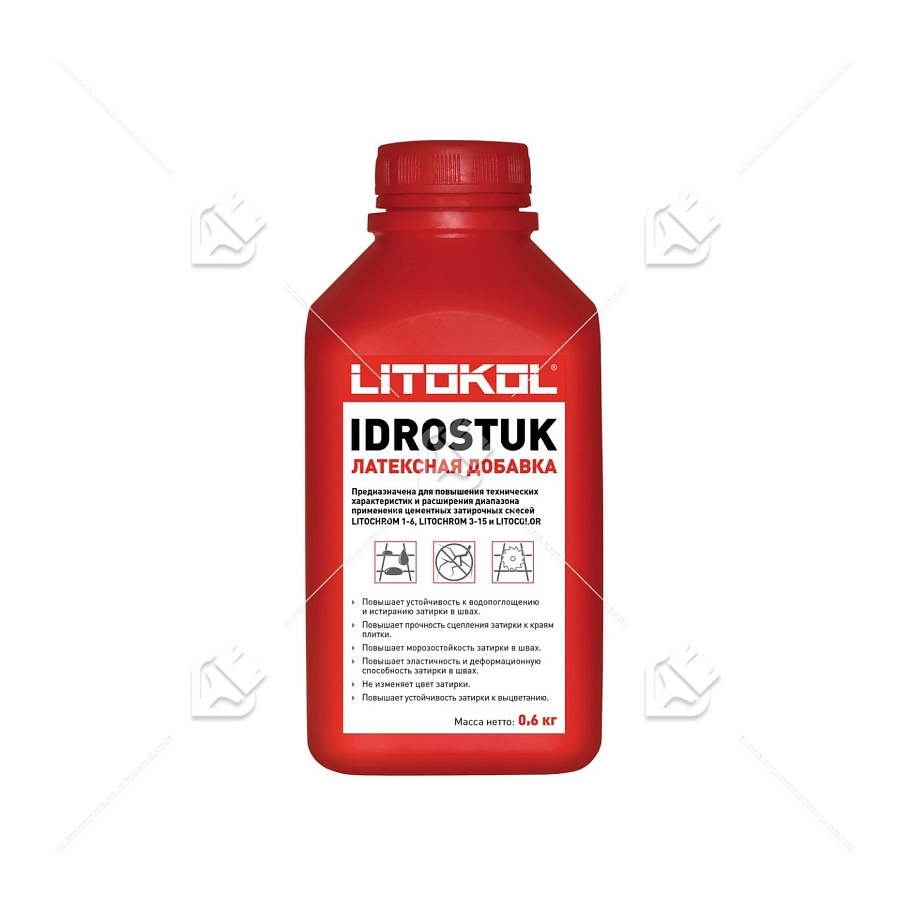 Латексная добавка для затирки LITOKOL IDROSTUK - M 0,6кг