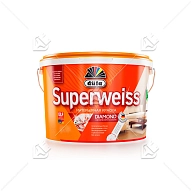 Краска для стен и потолков водно-дисперсионная Dufa Superweiss RD4 глубокоматовая белая 2,5 л.