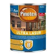 Пропитка декоративная для защиты древесины Pinotex Ultra AWB полуглянцевая орегон 1 л