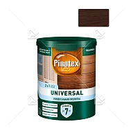 Pinotex Universal 2 в 1 универсальная пропитка для древесины Палисандр 0,9 л
