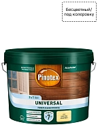 Pinotex Universal / Пинотекс Универсал 2 в 1 универсальная пропитка для древесины