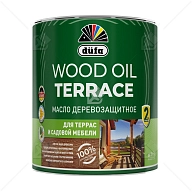 Масло деревозащитное для террас и садовой мебели Dufa Wood Oil Terrace лиственница 0,9л