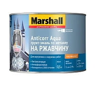 Marshall Anticorr Aqua / Маршалл Антикор Аква Грунт-эмаль на ржавчину на водной основе полуглянцевая