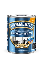 Краска для металла Hammerite глянцевая черная (RAL 9005) 2 л