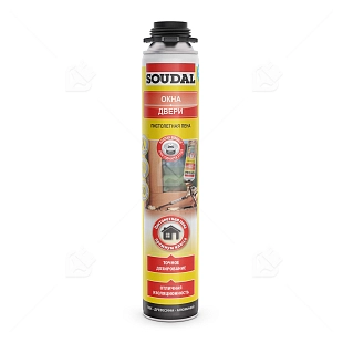 Пена профессиональная Soudal Yellow зимняя 750 мл.