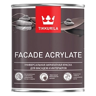 Краска фасадная Tikkurila Facade Acrylate C глубокоматовая 9л