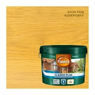 Пропитка декоративная для защиты древесины Pinotex Classic Plus 3 в 1 база CLR 9 л.