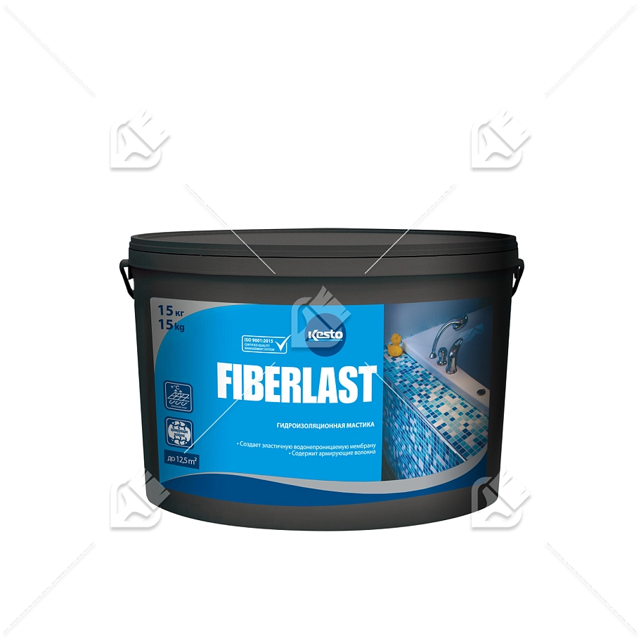 Мастика гидроизоляционная Kesto FIBERLAST  15 кг