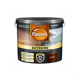 Пропитка декоративная для защиты древесины Pinotex Extreme палисандр полуматовая 2,5 л