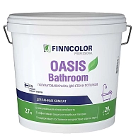 Краска для влаж. помещений OASIS BATHROOM A п/мат 2,7л