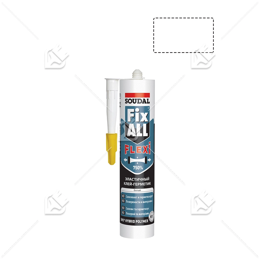 Клей-герметик универсальный Soudal Fix All Flexi белый 290 мл.