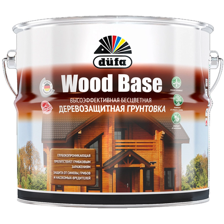 Dufa Wood Base / Дюфа Вуд Бейс с биоцидом Грунт для защиты древесины
