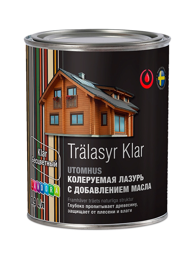 Landora Trälasyr Klar/ Ландора Тралазурь клар Фасадная лазурь с маслом