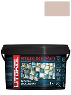 Затирка эпоксидная Litokol Starlike Evo S.500 пудровый розовый 1 кг.