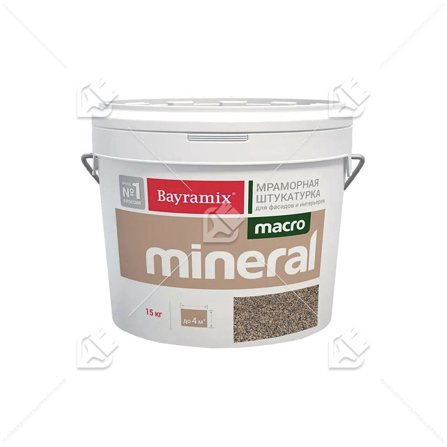 Штукатурка декоративная мраморная Bayramix MACRO Mineral фракция 2,0-2,5 мм XL1042 15 кг