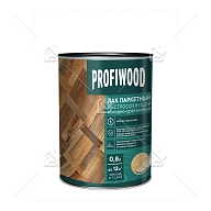Лак паркетный Profiwood быстросохнущий алкидно-уретановый глянцевый 0,8 л