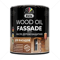 Масло деревозащитное для фасадов Dufa Wood Oil Fassade белое 2 л