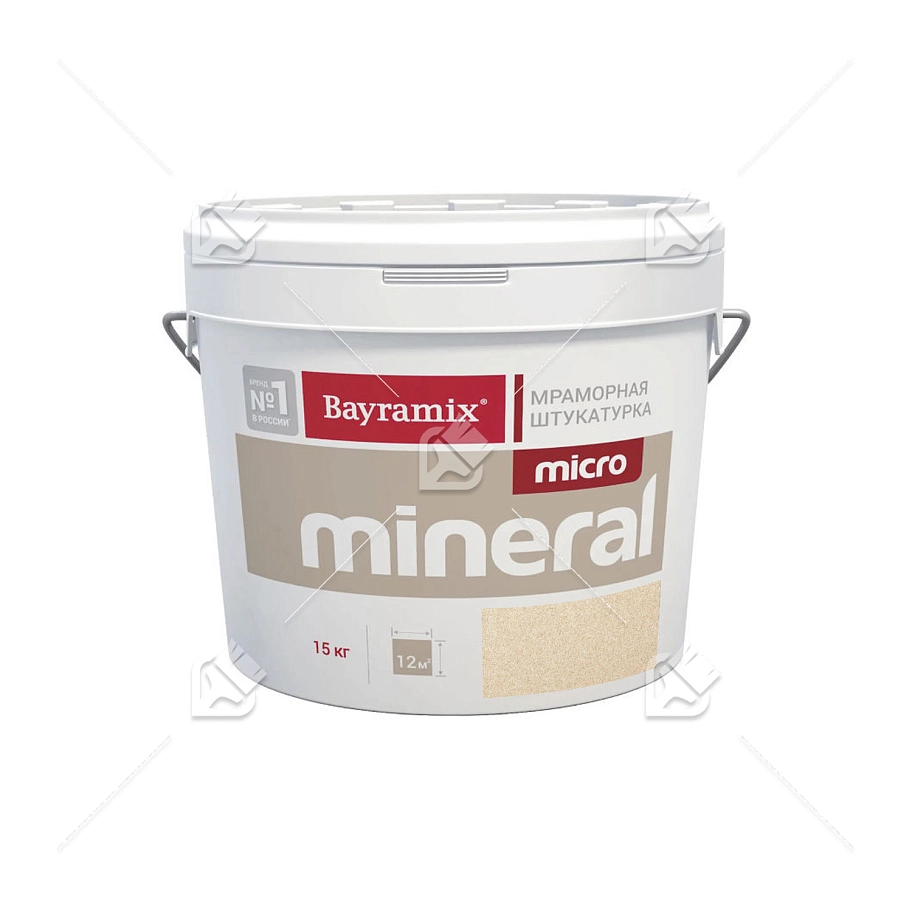 Штукатурка декоративная мраморная Bayramix MICRO Mineral фракция 0,2-0,5 мм 601 15 кг