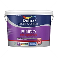 Краска для стен и потолков Dulux Professional Bindo КМ0 негорючая глубокоматовая BW 9 л.