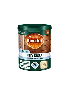 Пропитка защитная для дерева Omnitex Universal 2 в 1 база под колеровку 0,9 л