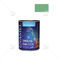 Эмаль ПФ-115 универсальная алкидная Простокрашено светло-зеленая 0,8 кг