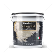 Краска декоративная NovaTech Caribbean Sand с эффектом перламутровых песчаных вихрей 5 л