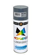 Краска универсальная аэрозольная акриловая Monarca RAL 7040 Серое Окно 520 мл.
