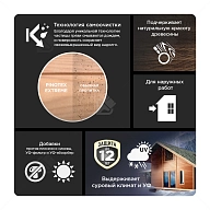 Пропитка декоративная для защиты древесины Pinotex Extreme тик полуматовая 9 л