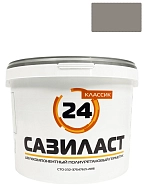 Герметик полиуретановый двухкомпонентный Сазиласт 24 Классик серый 16,5 кг.