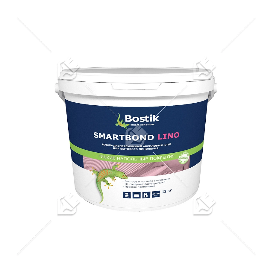 Клей для напольных покрытий Bostik SmartBond Lino 12 кг.