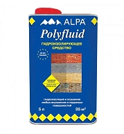 Средство гидроизолирующее Alpa Polyfluid 5 л.