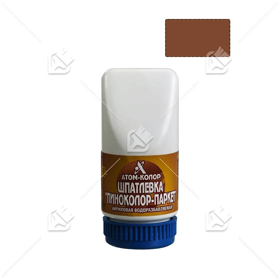 Шпатлевка по дереву акриловая Атом-Колор Пиноколор махагон 0,25 кг.