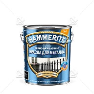 Хаммерайт гладк. глянц. черная (RAL 9005)(5 л) эмаль по ржавчине