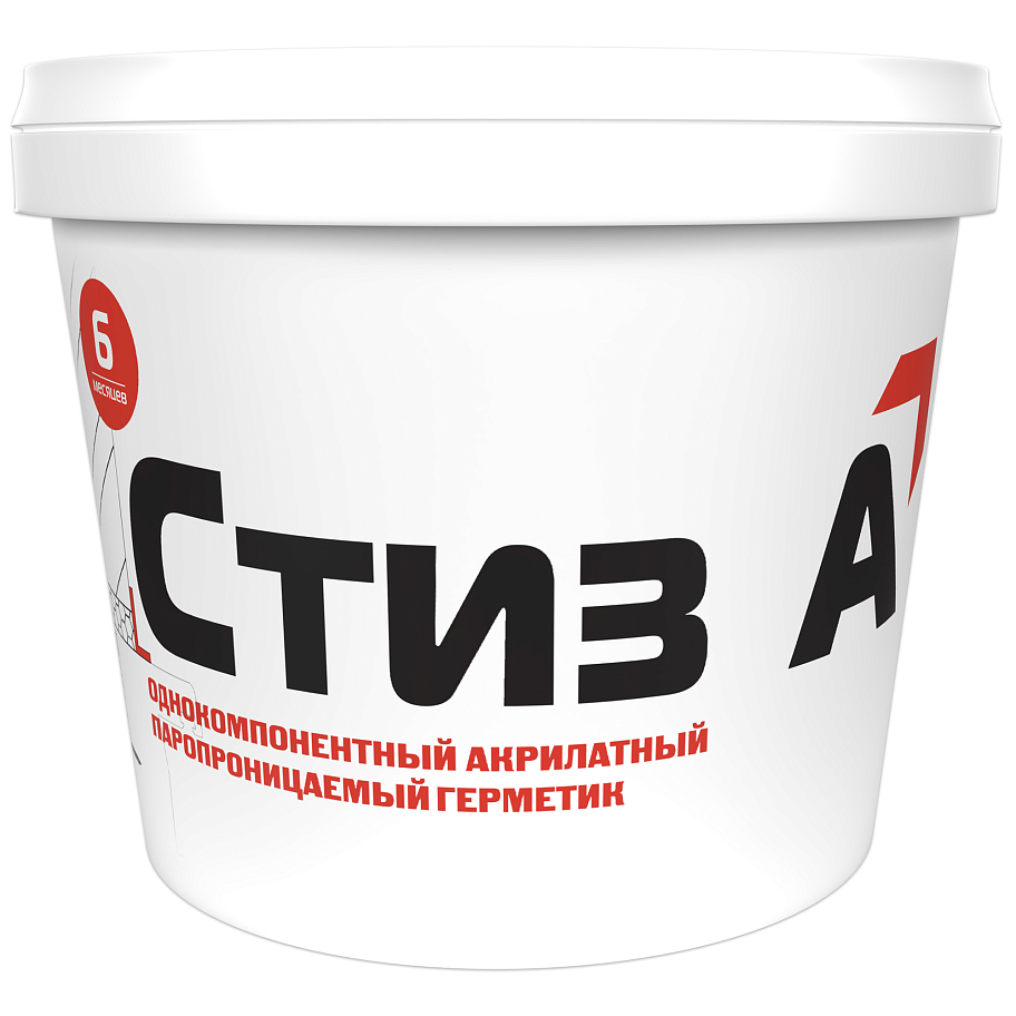 Герметик акрилатный паропроницаемый Сази Стиз А белый 3 кг.