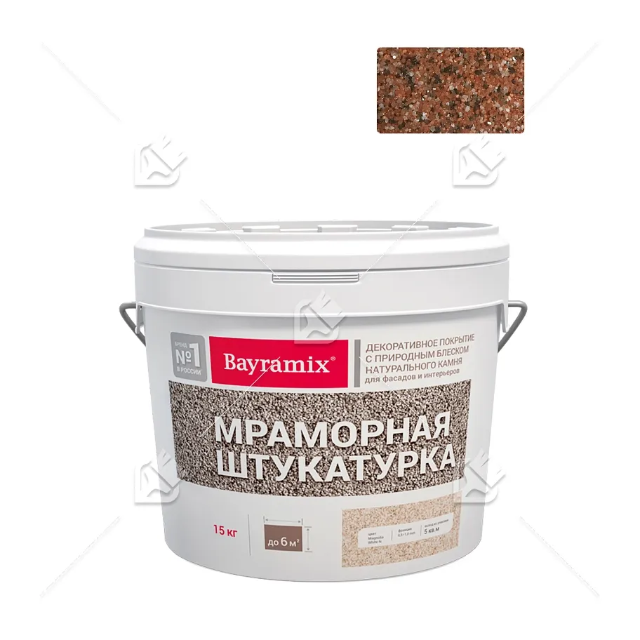Штукатурка декоративная мраморная Bayramix Red Stone-K 15 кг.
