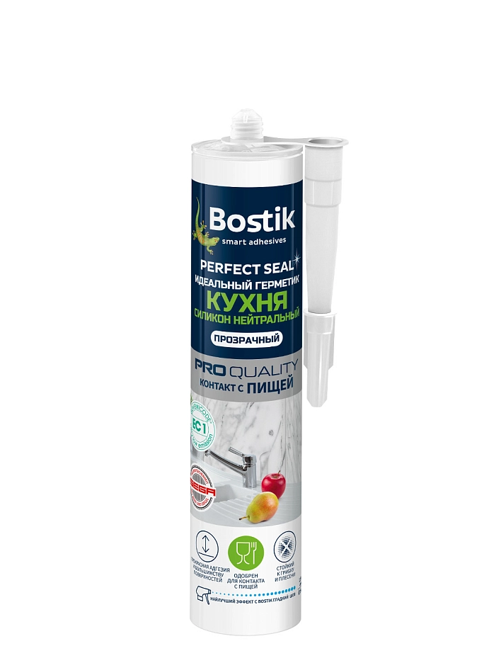 Bostik Perfect Seal / Бостик Перфет Сил Нейтральный Герметик силиконовый для кухни