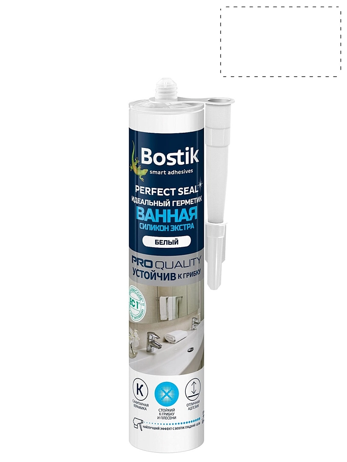 Герметик силиконовый для ванной Bostik Perfect Seal Экстра белый 280 мл
