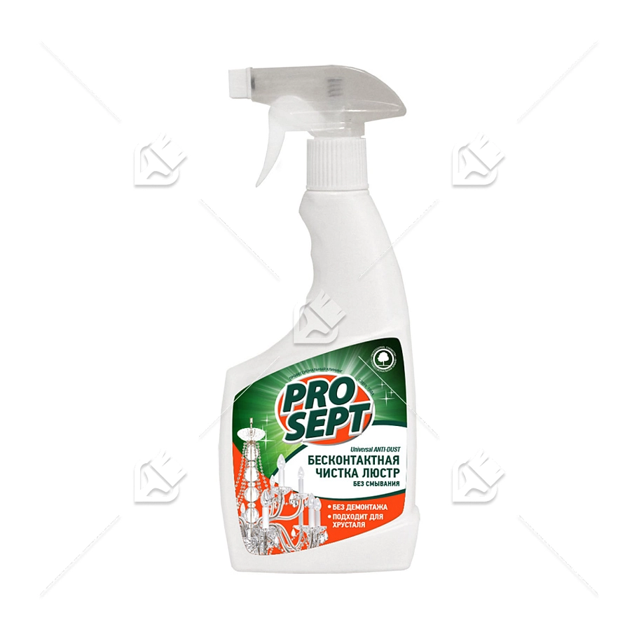 Средство для бесконтактной чистки люстр Prosept Universal ANTI-DUST спрей 0,5 л.