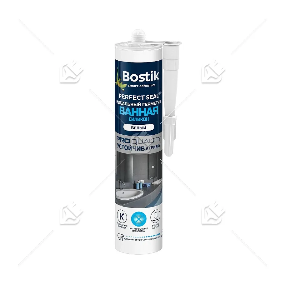 Герметик силиконовый для ванной Bostik Perfect Seal белый 280 мл.
